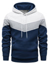 Herren hoodie mit blockfarbe - stylisch und lässig