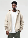 Männer zip-hoodie - lässiger oversized sweater für jeden tag