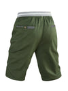Männershorts aus leichtem material - elastischer bund mit praktischen seitentaschen für den alltag