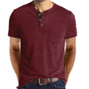 Männer henley t-shirt - luftiger baumwollmix für lässige alltagslooks