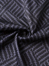 Herren kurzarm-polo-shirt - auffälliges schwarzes matrix-design für lässige anlässe
