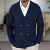 Männers cardigan mit doppelreihe - stilvolle bekleidung für büro und abendanlässe