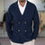Männers cardigan mit doppelreihe - stilvolle bekleidung für büro und abendanlässe