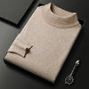 Zeitloser crew-neck pullover - leichte herren-strickware