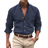 Herren button-up hemd - strapazierfähige langarm-arbeitskleidung für büro und freizeit