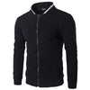 Lässige gequiltete zip-jacke – trendige herren-oberbekleidung