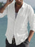 Linen hemd für männer - leichtes casual beachwear für den sommer