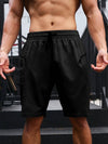 Männersportshorts mit reissverschluss-taschen – leichte sportbekleidung für fitness und freizeit
