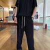 2-teiliger herren tracksuit leichter lounge outfit für freizeit und entspannung - luftiger stoff, modernes design