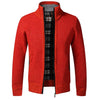 Männers zip-up cardigan – moderne strickmode für frischere tage