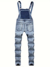 Hellblaue denim-overall – stylische casual-dungarees für männer
