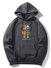 Roboter teddy-bär hoodie - ausgefallene herren freizeitjacke