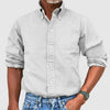 Langarm klassiker hemd - lässiges button-down hemd für männer