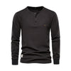 Herren henley t-shirt – softer stoff für ausflüge und den alltag