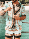 Männersommer-outfit - 2-teilige kombination für lässige eleganz