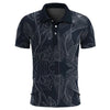 Herren polo-shirt mit tropischem druck – lässige sommer kleidung – leicht und stylisch mit kurzen ärmeln