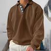 Langarm-polo für männer - klassischer casual-look für den alltag