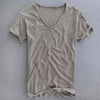 V-ausschnitt t-shirt - zeitloser casual-top für männer