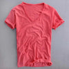 V-ausschnitt t-shirt - zeitloser casual-top für männer