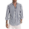Chice gestreifte hemd - moderner casual-look für männer