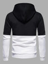 Männers kapuzenpulli mit waffelmuster in schwarz – stylischer und vielseitiger pullover für lockere anlässe