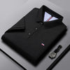 Zeitloses polo-shirt - männer polo mit knopfdetail