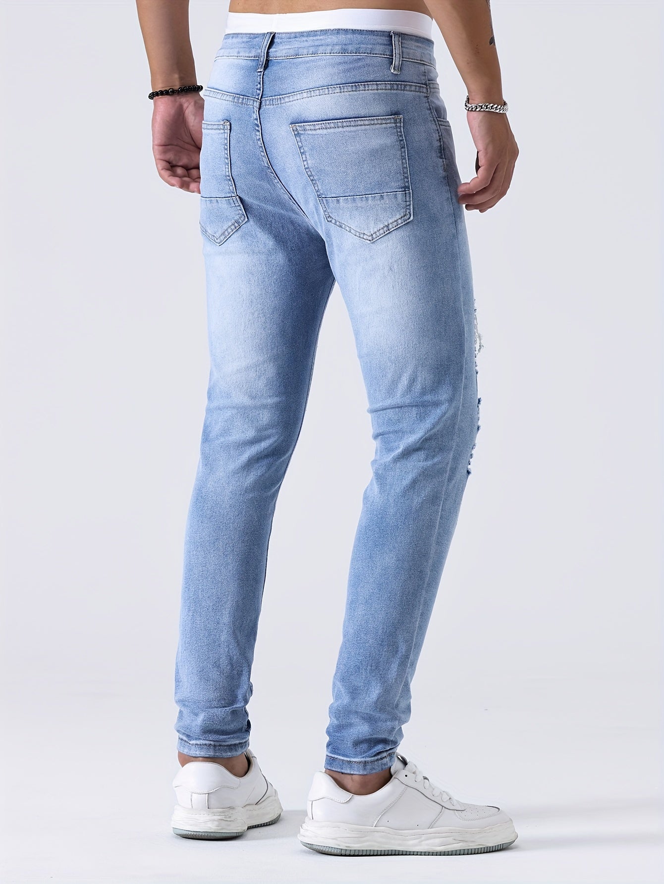 Taillierte slim-fit jeans - männer denim hosen für einen stilvollen look