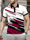 Männers polo-shirt - zeitgemässes grafik-top für den alltag