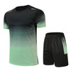2-teilige männer sportbekleidung – leichte performance t-shirt und shorts für freizeit und fitness