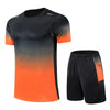 2-teilige männer sportbekleidung – leichte performance t-shirt und shorts für freizeit und fitness