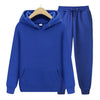 2-teiliger männer trainingsanzug - trendiger kapuzenpullover und jogginghose für lässige outfits