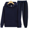 2-teiliger männer trainingsanzug - trendiger kapuzenpullover und jogginghose für lässige outfits
