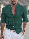 Feiner herren kurzarmhemd mit button-down-kragen