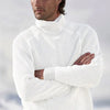 Luxuriöser cashmere rollkragenpullover – stilvolles herrenstrickoberteil