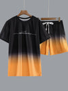 2-teiliger männer t-shirt und shorts-chic - atmungsaktive outdoor-bekleidung für lässige tage