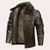 Ä männer-fauxlederjacke für warmi wintertage - plüschig gefüttert für lässige outfits