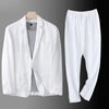 2-teiliges blazer und hosen outfit - stilvolles herren ensemble