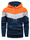 Herren hoodie mit blockfarbe - stylisch und lässig