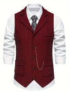 Herren herringbone-weste - raffinierte, massgeschneiderte weste
