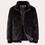 Männer faux-fur jacke - stylisches winter-outfit in schwarz für lässige oder elegante anlässe
