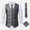3-teilige weste – stilvolles, elegantes outfit für männer
