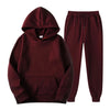 2-teilige herren jogginganzug - stylischer kapuzenpullover und hose für aktive männer