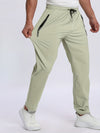 Männersweatpants mit reissverschluss-taschen - atmungsaktive und stretchy jogger für lässige und sportliche anlässe