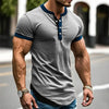 Tailorierte henley shirt - modisches freizeitoberteil für männer