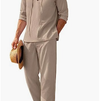 2-teiliges männer freizeit outfit – leichte strandbekleidung mit stylischem t-shirt und hose für entspannte tage