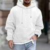 Männers hoodie mit struktur - lässiger langarm-pullover mit kängurutasche
