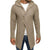 Männerstrickjacke mit kapuze für lässige anlässe - modischer langarm-strickmantel für herbst und winter