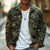 Männers camouflage canvas retro reversjacke - stylische oberbekleidung für den alltag