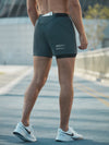 Männers 2-in-1 laufshorts mit handy-tasche - leichte sportkleidung für fitness, jogging und freizeit