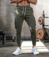 Männersport-jogginghosen mit reissverschluss-taschen - einstellbare passform